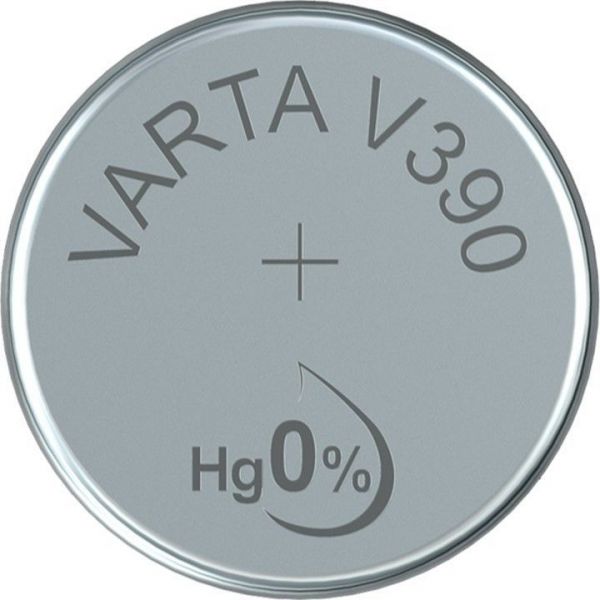 Silberoxid-Knopfzelle Typ SR54 / V390 von Varta